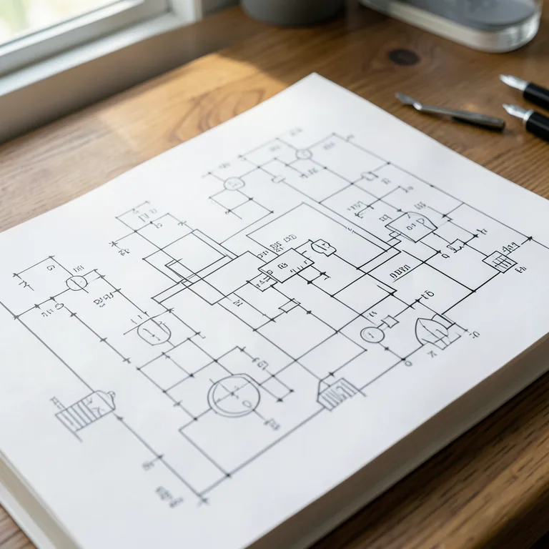 Schématické značky elektroinstalace a silnoproudu - ilustrační foto