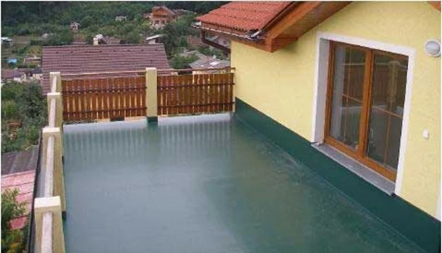Finished balcony terrace
