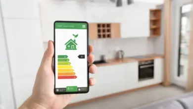 Smart home energy app on phone screen