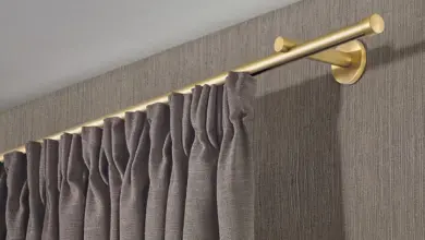 Curtain rod on drywall