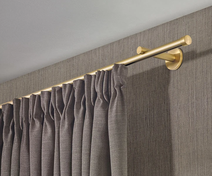 Curtain rod on drywall