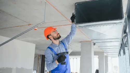 Montáž rekuperačního ventilátoru v novostavbě domu