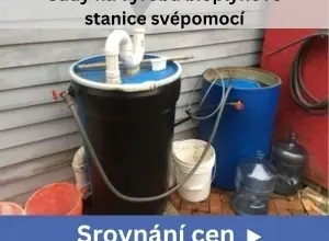 Komponenty pro výrobu bioplynu v rodinném domě.
