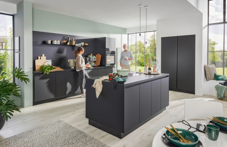 Modern kitchen with island
